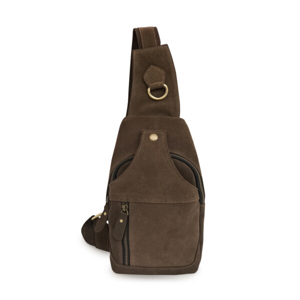 leather cross body chest bag, Mens Crossbody Bag
