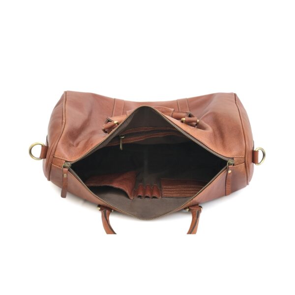 leather gym bag